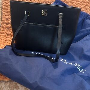 Dooney & Bourke Black Leather Tote Bag